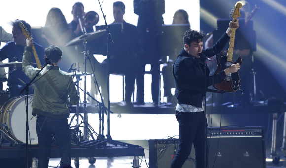 Arkells perform "Come To Light". (photo via much.ca)