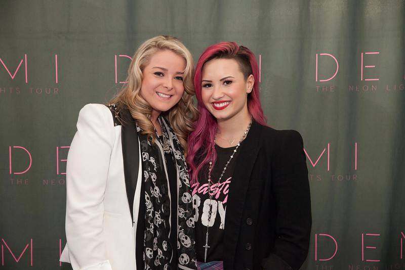 Hilary Weaver and Demi Lovato