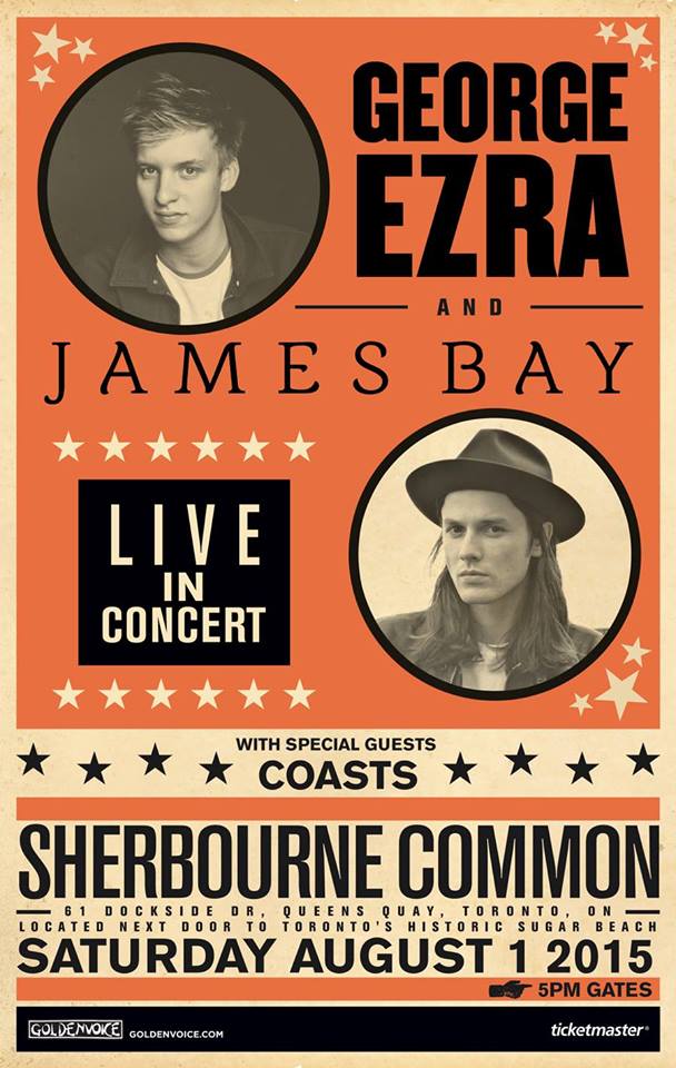 George Ezra and James Bay