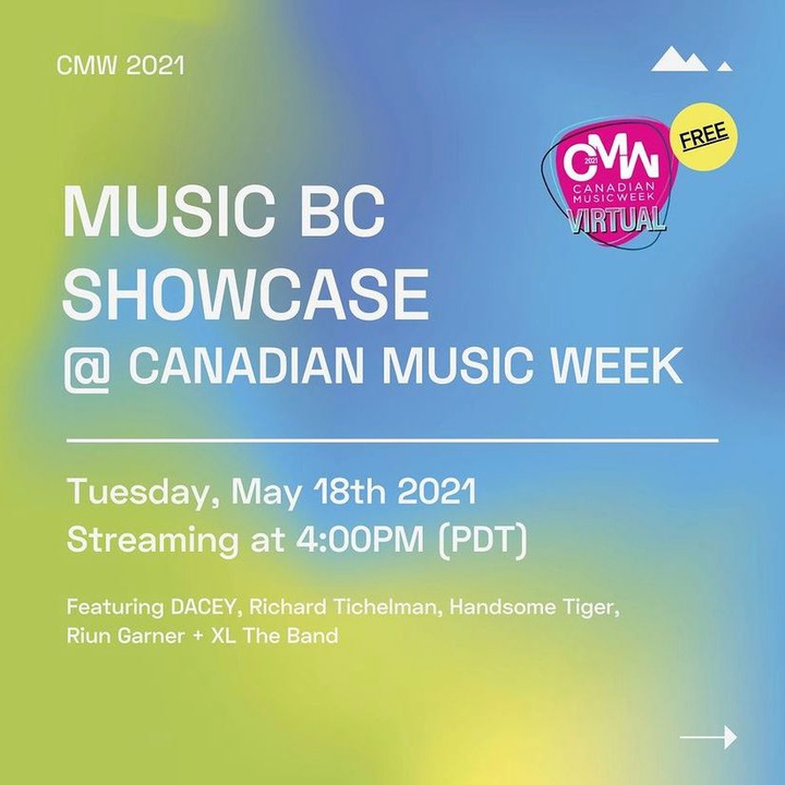 Music BC Showcase CMW 2021 poster