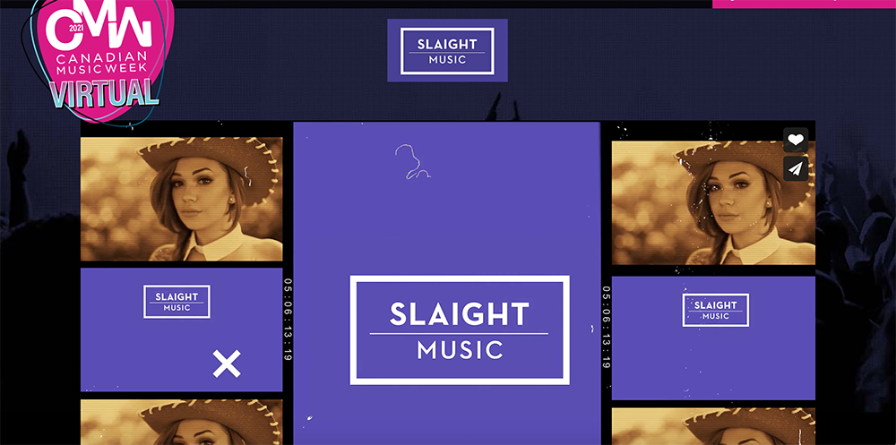 Slaight Music CMW 2021 Virtual Platform