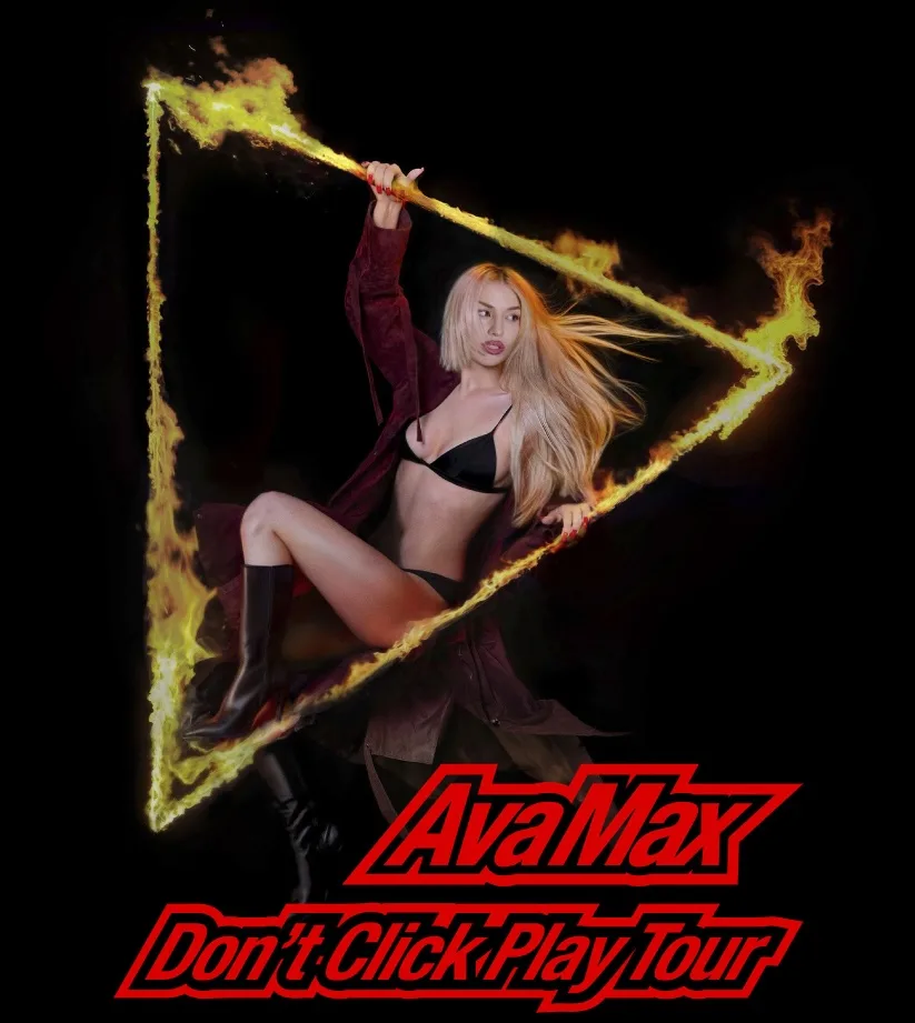 Ava Max Don't Click Play Tour poster