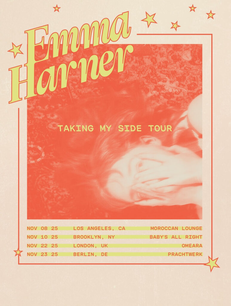 Emma Harner Taking My Side Tour poster