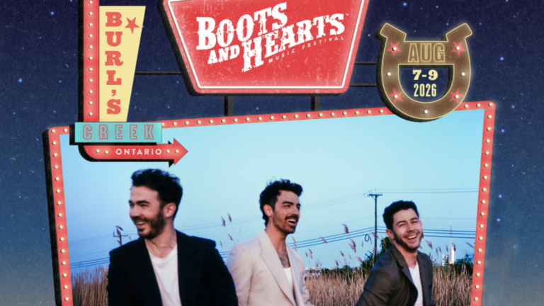 Jonas Brothers round out Boots and Hearts Music Festival’s 2026 lineup